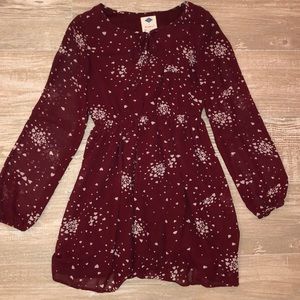 Sadie Robertson Red Patterned Dress